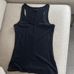 rag & bone Black Tank Top